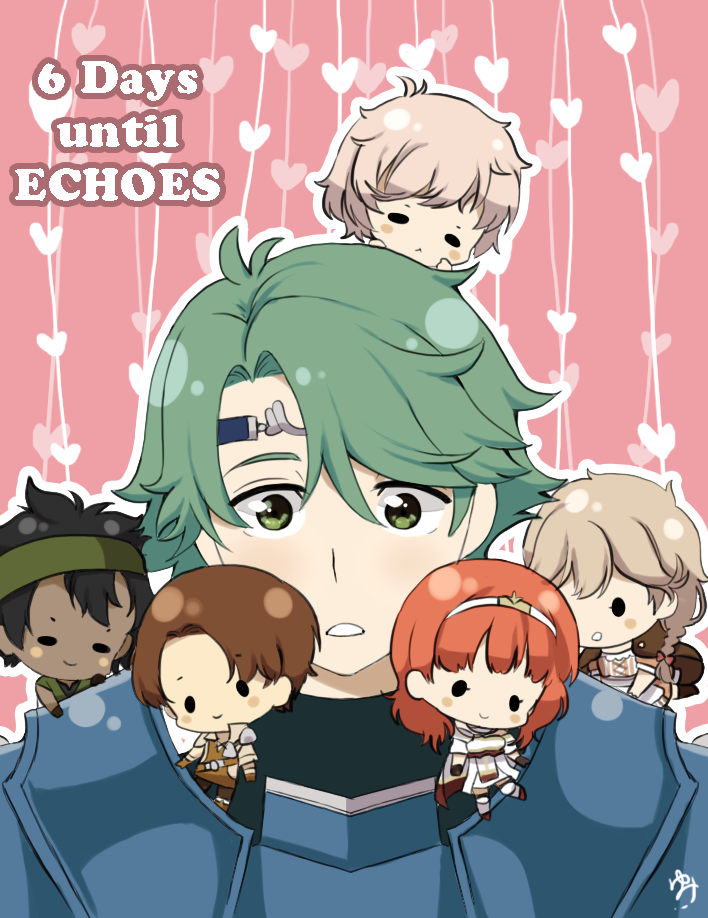 celica, alm, faye, tobin, gray, and 1 more (fire emblem and 1 more)