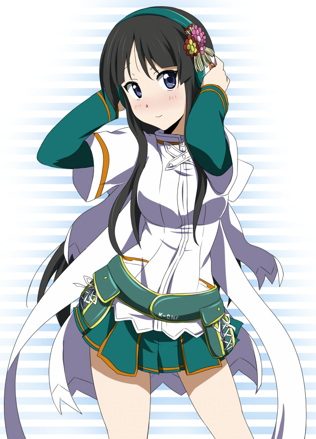 akiyama mio and umegiri iroha (k-on! and 3 more) drawn by ikari_manatsu