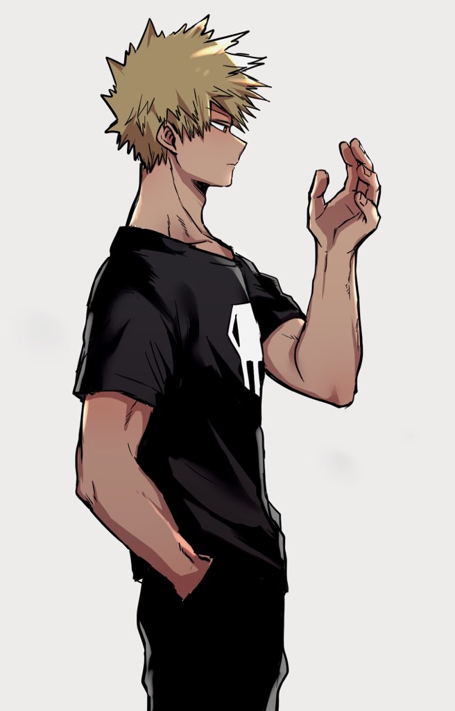 bakugou katsuki (boku no hero academia) drawn by chiyaya