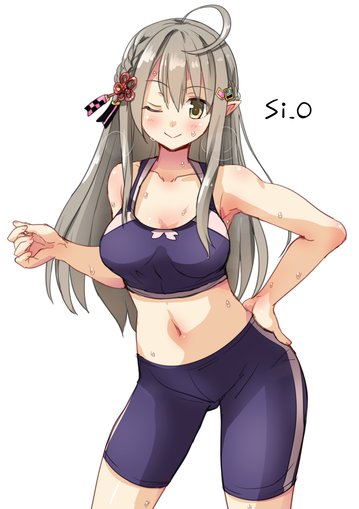 kusunoki shio (indie virtual youtuber) drawn by hirowa_nagi