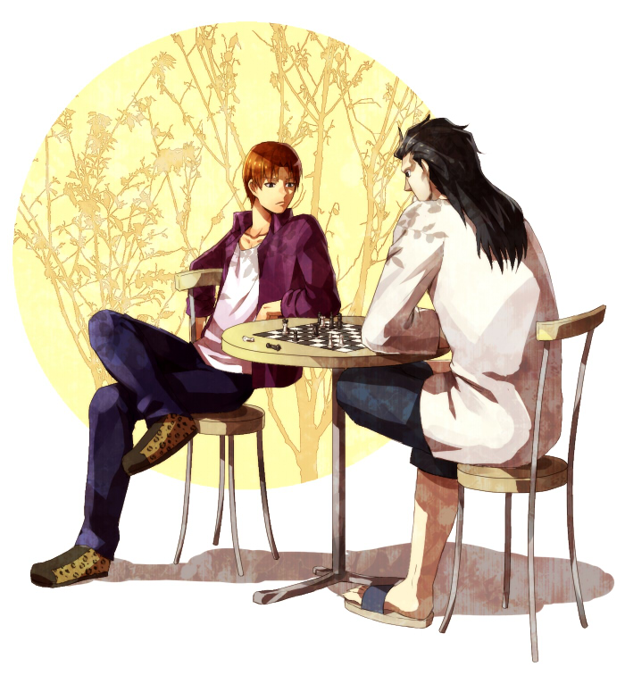 gilles de rais and uryuu ryuunosuke (fate and 1 more) drawn by asura_(asr4000)