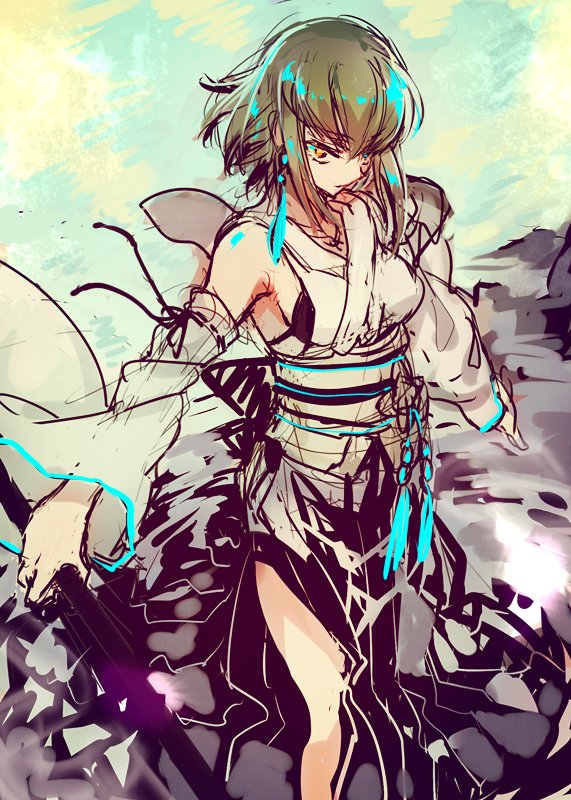 c.c. and yuna (final fantasy and 3 more) drawn by creayus