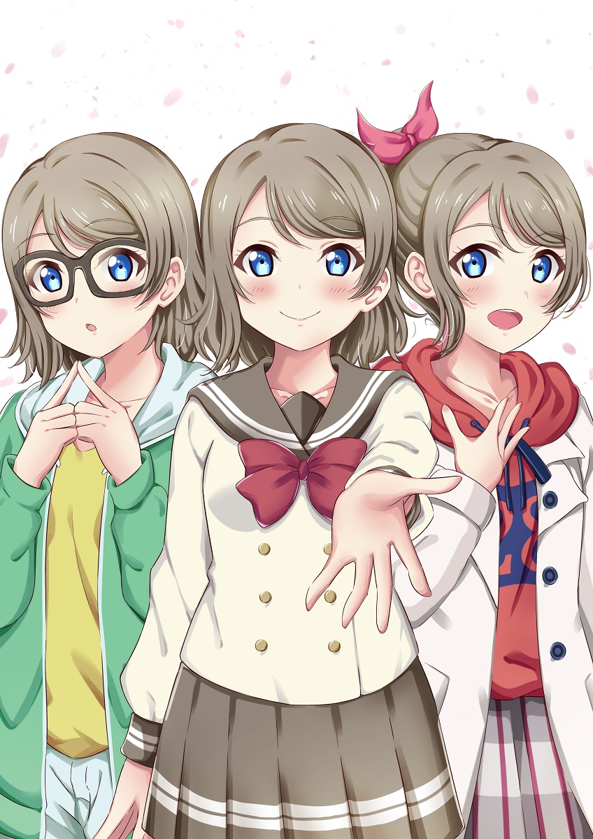 watanabe you (love live! and 1 more) drawn by ginmugi_(airmisuzu0920)
