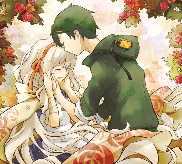 kozakura marry and seto kousuke (kagerou project and 1 more) drawn by poppo_(regretnamida)