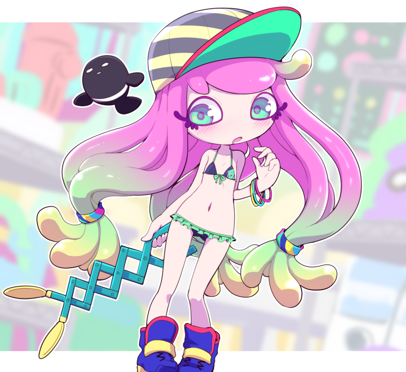 harmony and harmony's clownfish (splatoon and 1 more) drawn by nollety