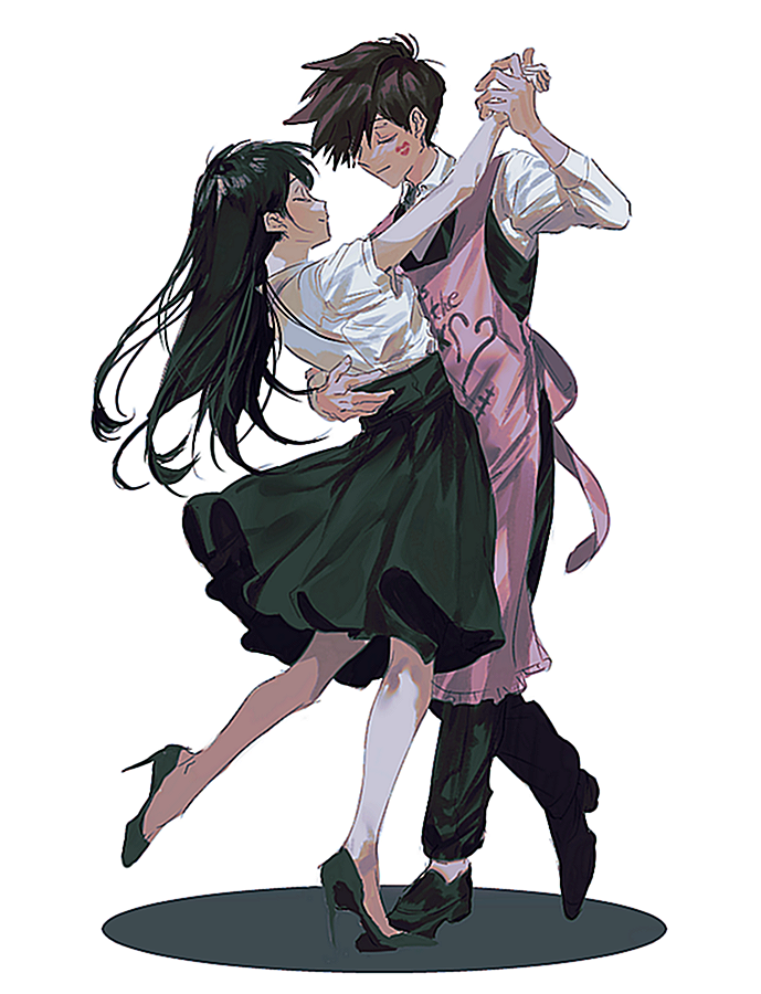 mari and hero (omori) drawn by ss_un17