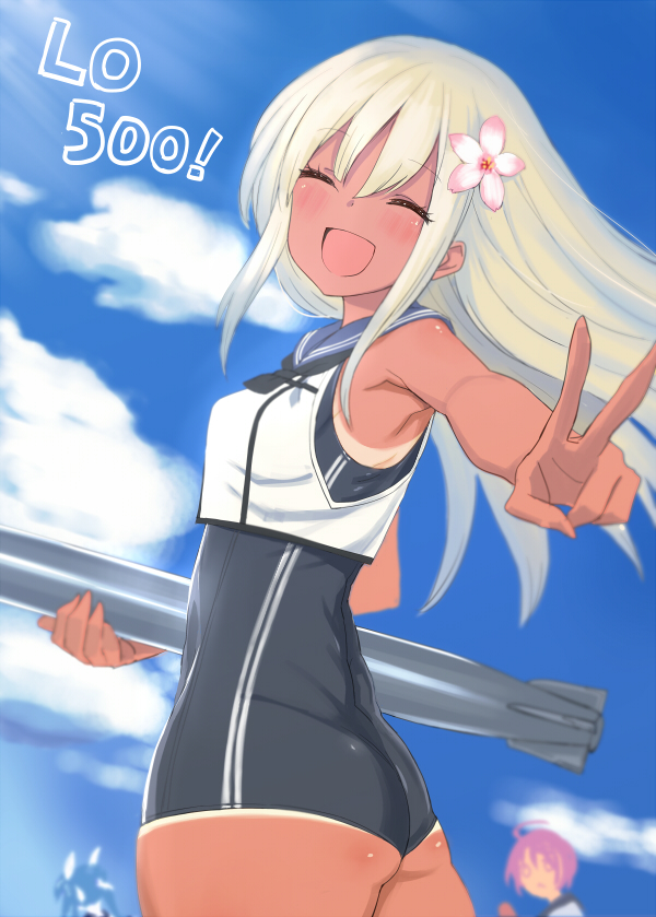 ro-500, i-19, and i-58 (kantai collection) drawn by chameleon_(ryokucha_combo)