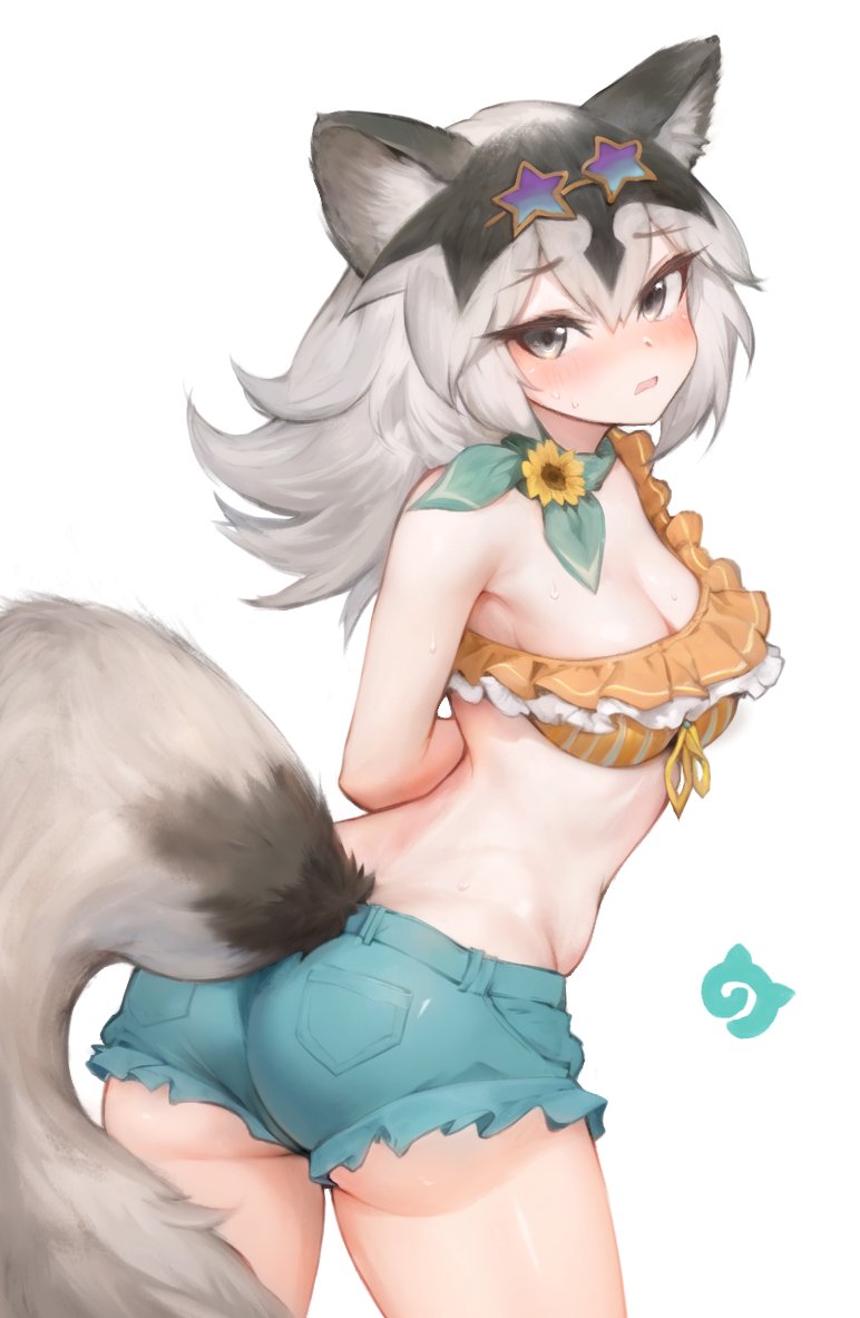 eastern wolf (kemono friends and 1 more) drawn by jack4l