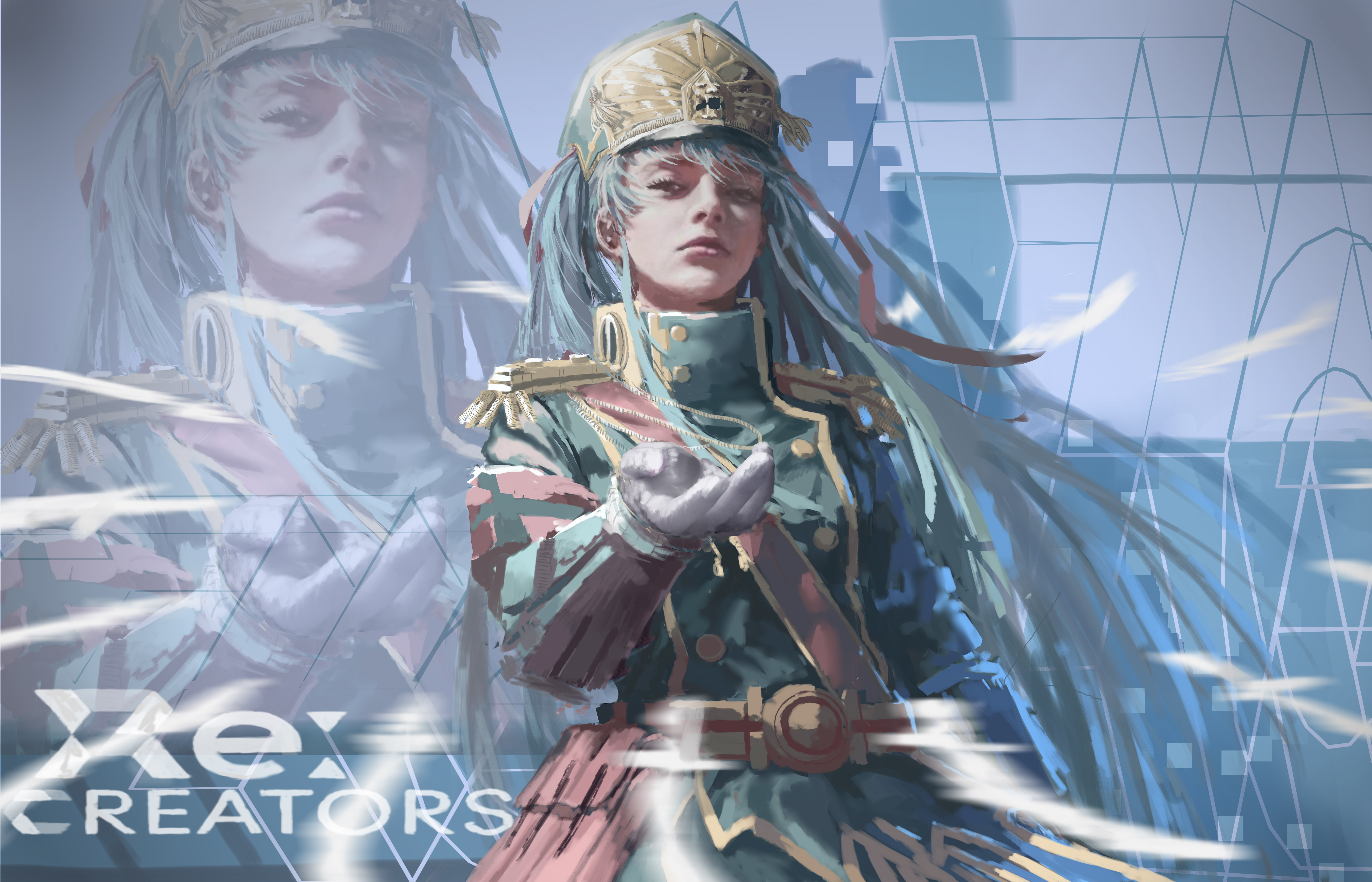 Altair And Shimazaki Setsuna Re Creators Drawn By La La Danbooru Re:creators (stylized as re:creators) is a japanese anime television series produced by troyca. danbooru