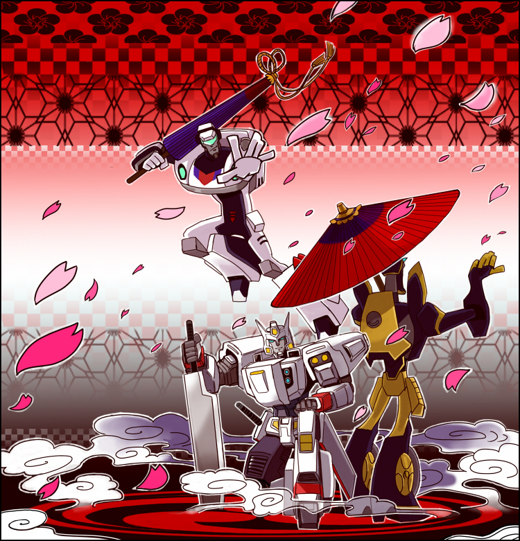 jazz, prowl, and drift (transformers and 2 more) drawn by chawan_mushi_(twotenjack11)