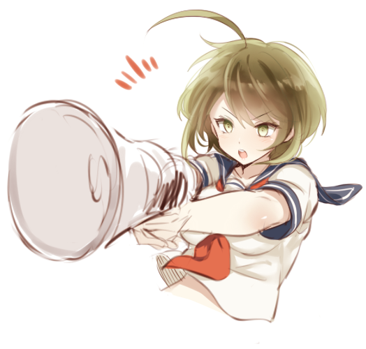 naegi komaru (danganronpa and 1 more) drawn by mery_(yangmalgage)