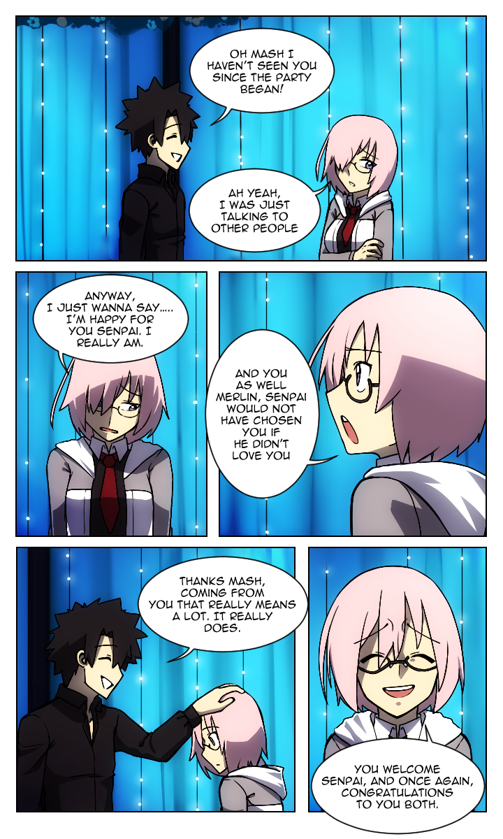 mash kyrielight and fujimaru ritsuka (fate and 1 more) drawn by lazyartlazy12