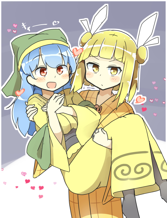haniyasushin keiki and joutouguu mayumi (touhou) drawn by matsu_kitsune