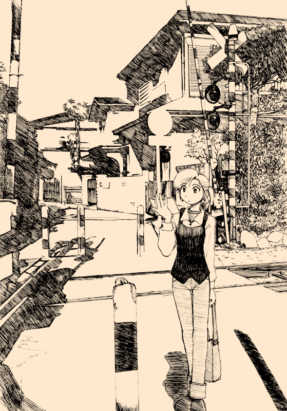 hatsuseno alpha (yokohama kaidashi kikou) drawn by yamane_(planet_porno)