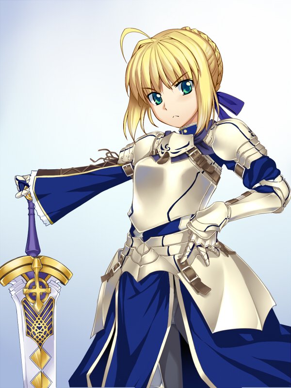 artoria pendragon, saber, and arthur pendragon (fate and 2 more) drawn by namonashi