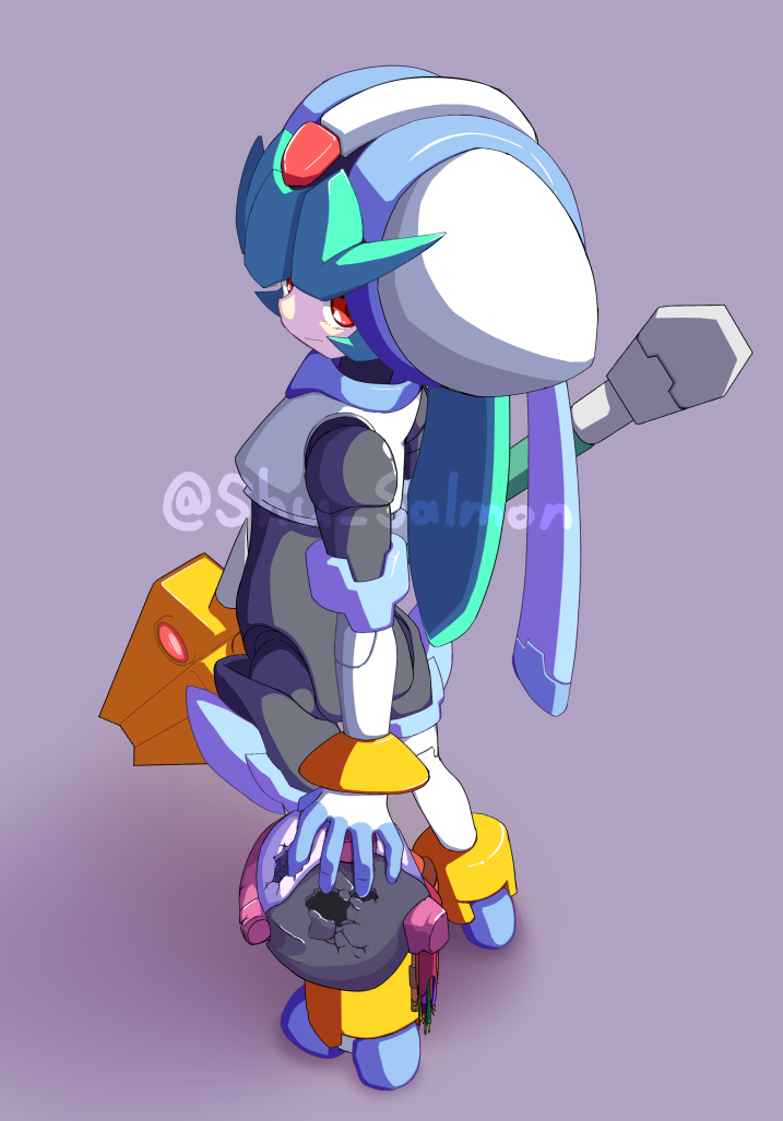 pandora and model w (mega man and 1 more) drawn by shu_salmon