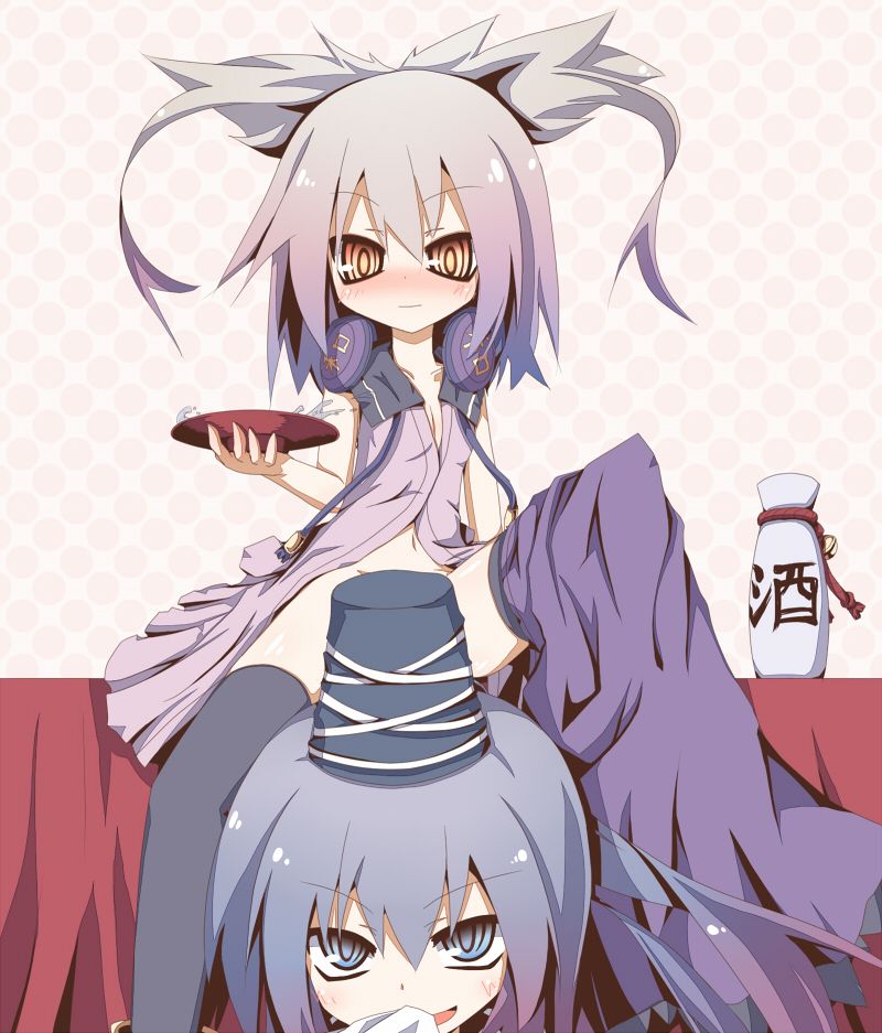 toyosatomimi no miko and mononobe no futo (touhou) drawn by ichiyan