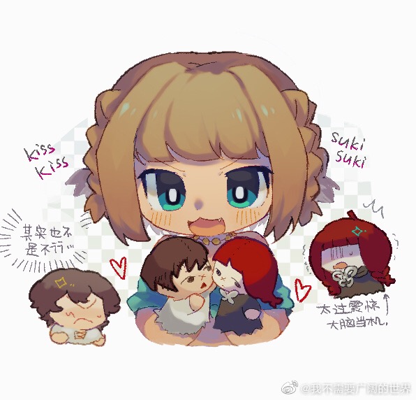 morgana, jacopo bearzatti, and ceren (fata morgana no yakata) drawn by yuer6350