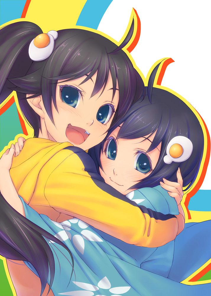 araragi karen and araragi tsukihi (monogatari and 1 more) drawn by piro_(orip)