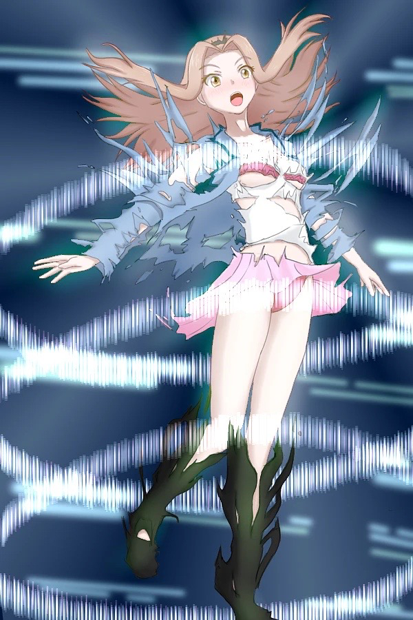 tachikawa mimi (digimon and 2 more) drawn by withlike