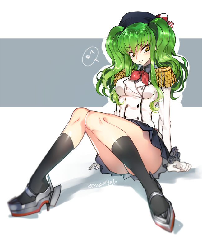 kashima and c.c. (kantai collection and 1 more) drawn by creayus