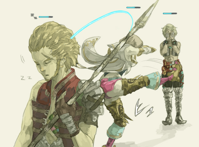 ashelia b'nargin dalmasca, vaan, and basch fon ronsenburg (final fantasy and 1 more) drawn by pr_(puru)