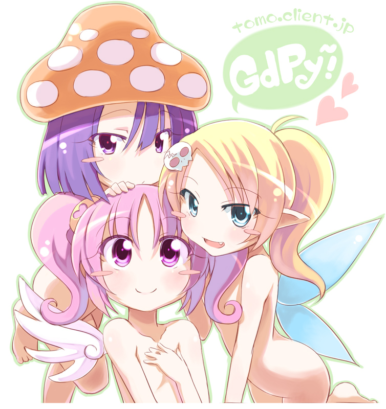 pikupiku, shirushiru, and korokoro (gdgd fairies) drawn by kitahara_tomoe_(kitahara_koubou)