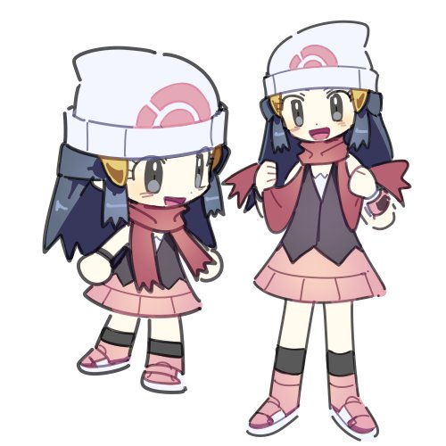 dawn (pokemon and 1 more) drawn by dawnlover_01