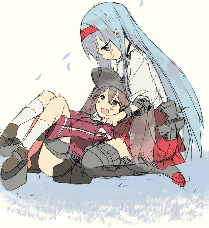 ryuujou and shoukaku (kantai collection) drawn by araki_kanao