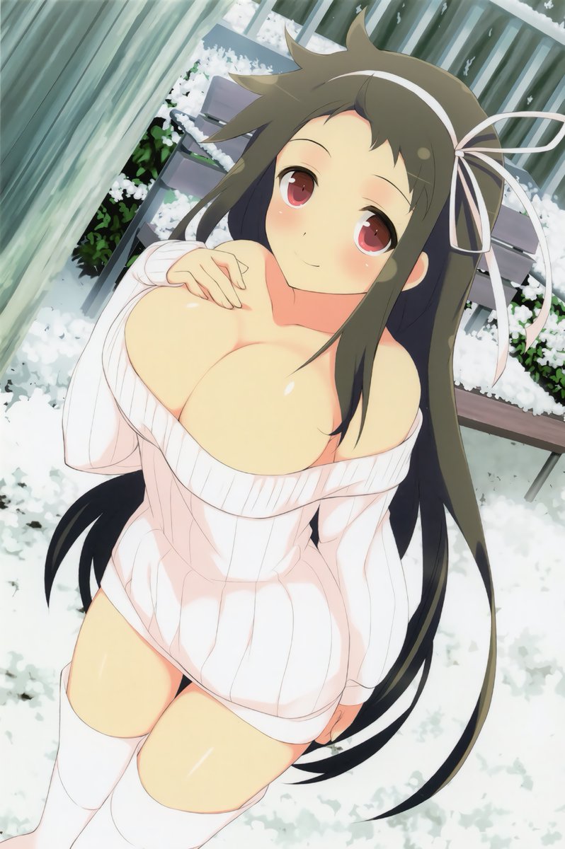 ayame (senran kagura and 1 more) drawn by yaegashi_nan