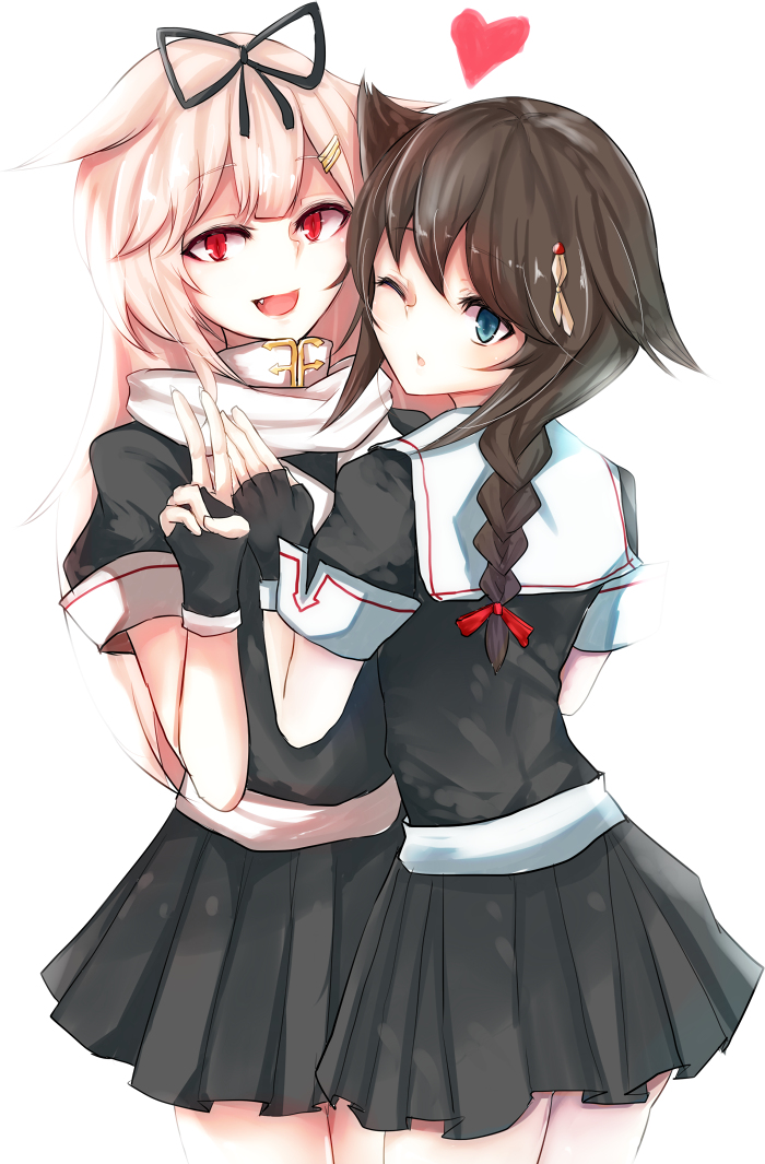 shigure, yuudachi, shigure kai ni, and yuudachi kai ni (kantai collection) drawn by nyakonro_(nekonro)