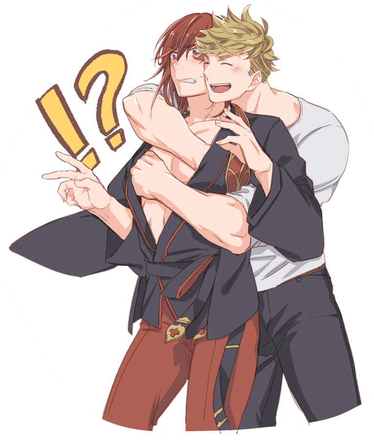 vane and percival (granblue fantasy) drawn by touya_tsuzuru