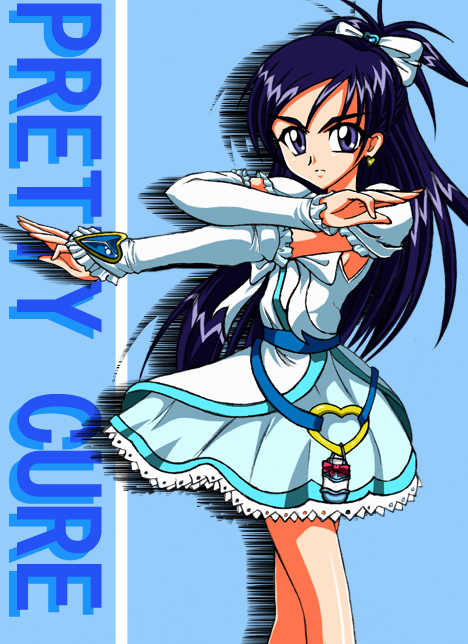 yukishiro honoka and cure white (precure and 1 more) drawn by arudebido