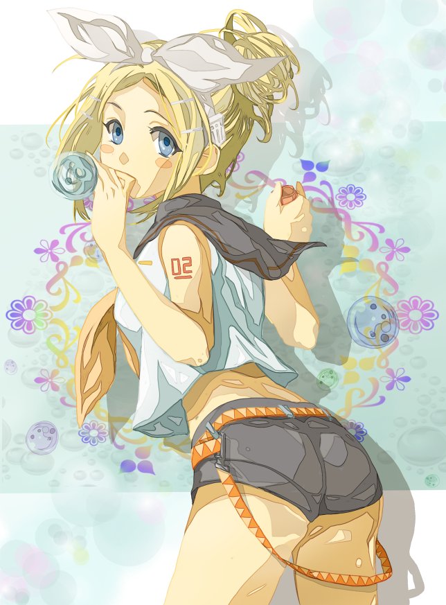 kagamine rin (vocaloid) drawn by platinumcorundum