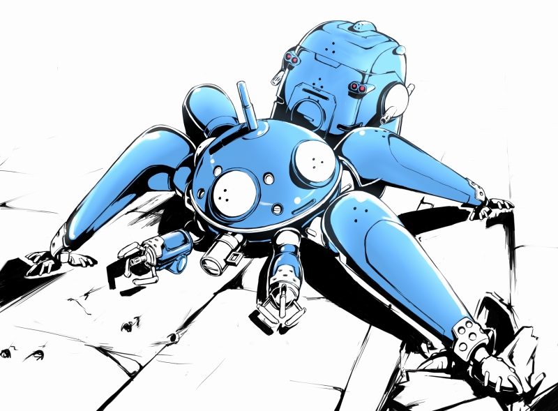 tachikoma (ghost in the shell) drawn by ina_(gokihoihoi)