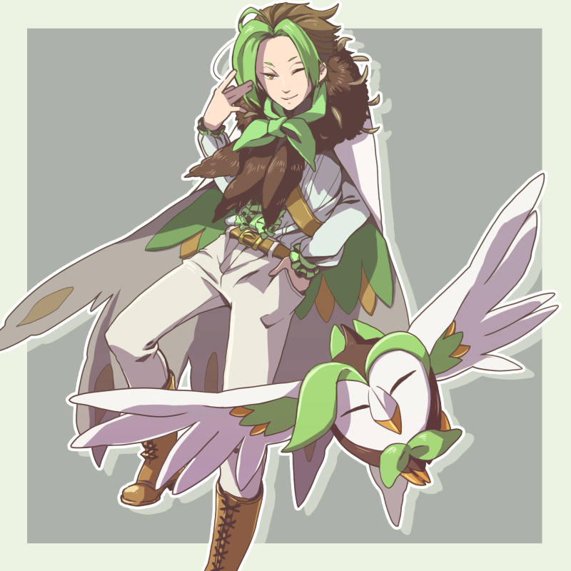 dartrix (pokemon) drawn by s_(happycolor_329)