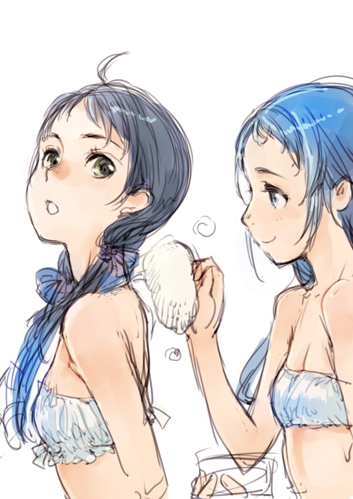 samidare and suzukaze (kantai collection) drawn by branch_(blackrabbits)