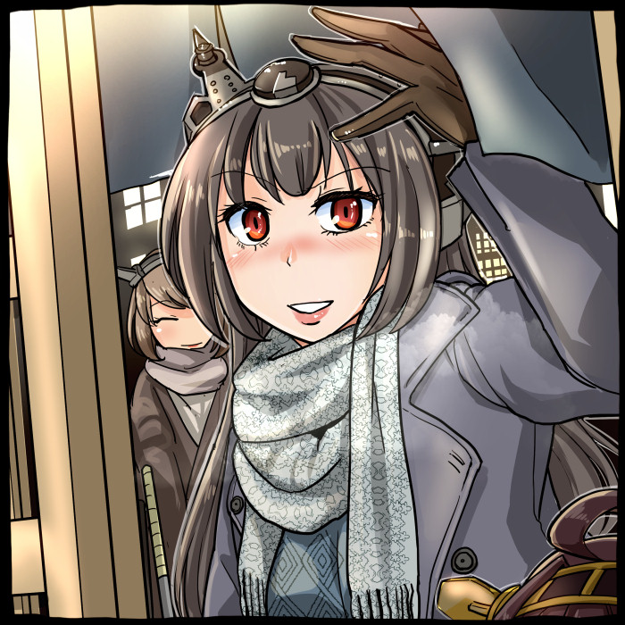 kongou, nagato, and mutsu (kantai collection) drawn by sakazaki_freddy