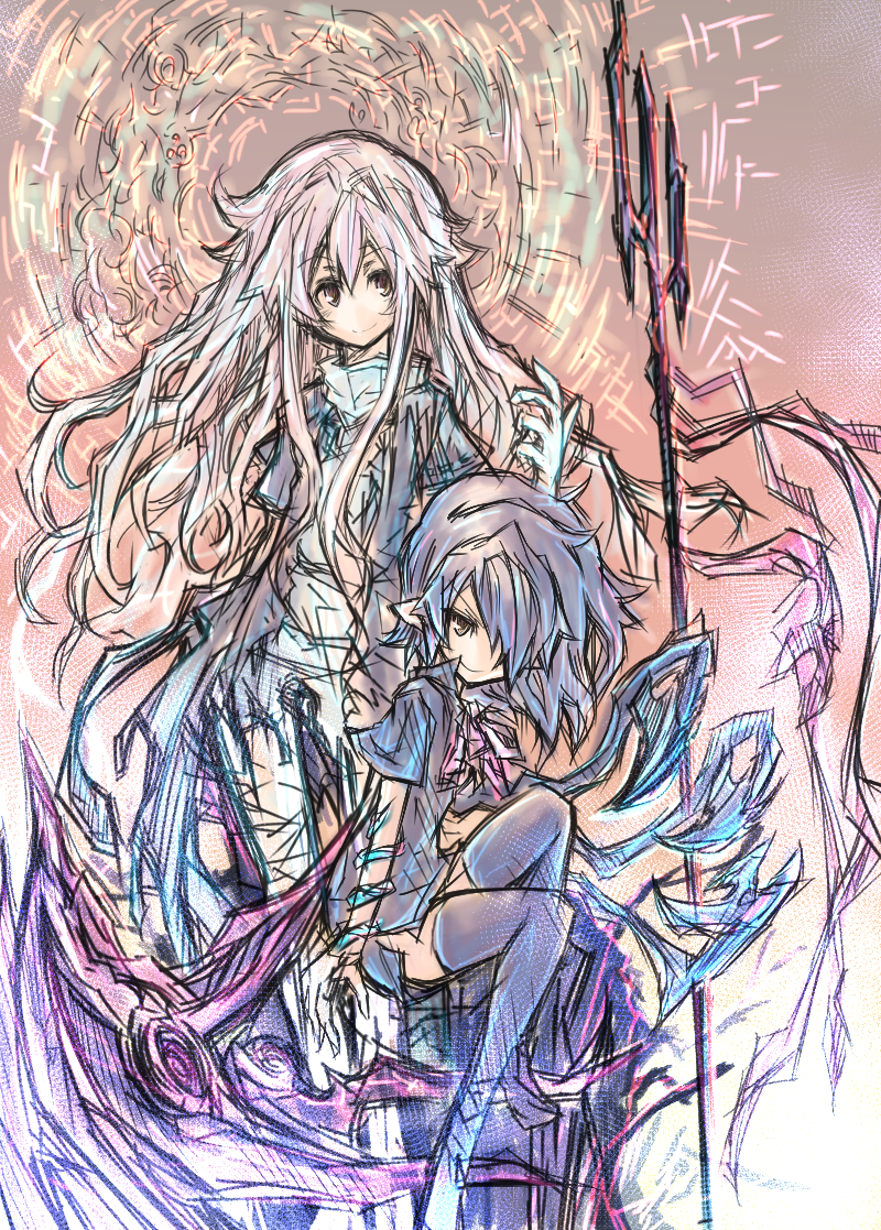 hijiri byakuren and houjuu nue (touhou) drawn by x172xqqq