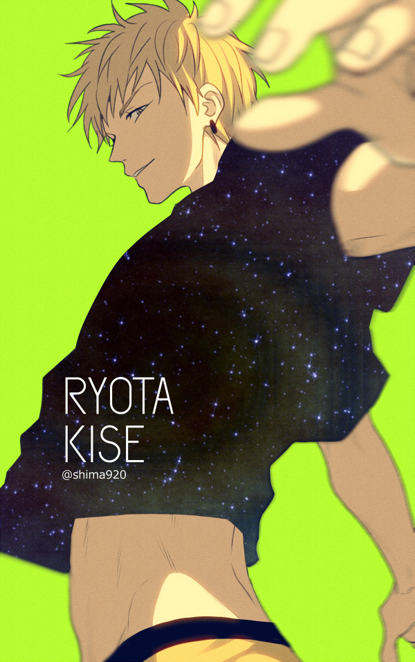 kise ryouta (kuroko no basuke) drawn by mashima_shima