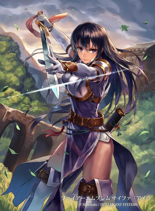 ayra (fire emblem and 2 more) drawn by cuboon