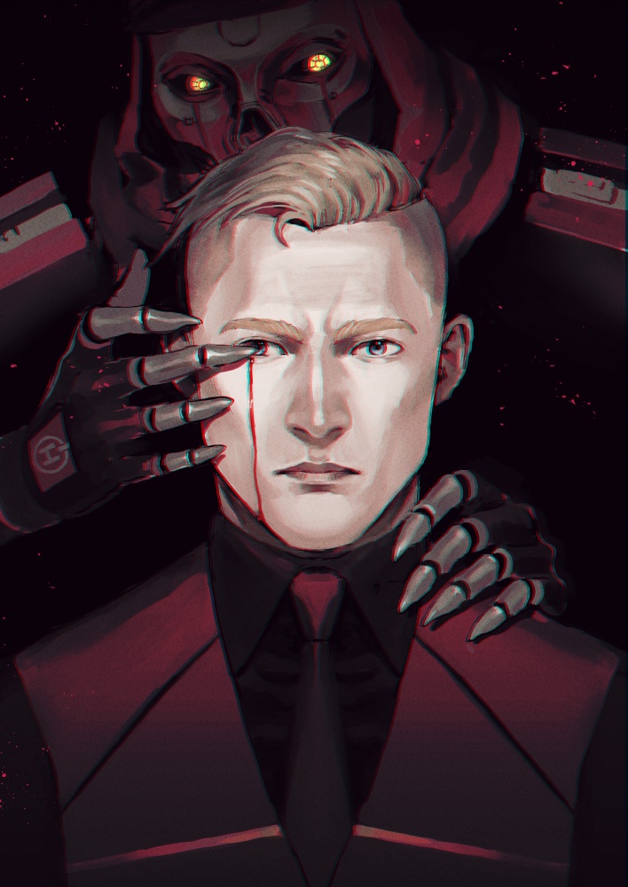 revenant, classic revenant, and kaleb cross (apex legends) drawn by daichi_midori