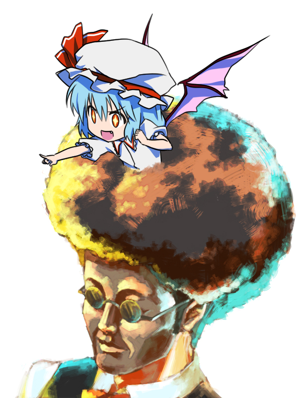 remilia scarlet and amakasu barley tenji (touhou and 1 more) drawn by sawayaka_samehada