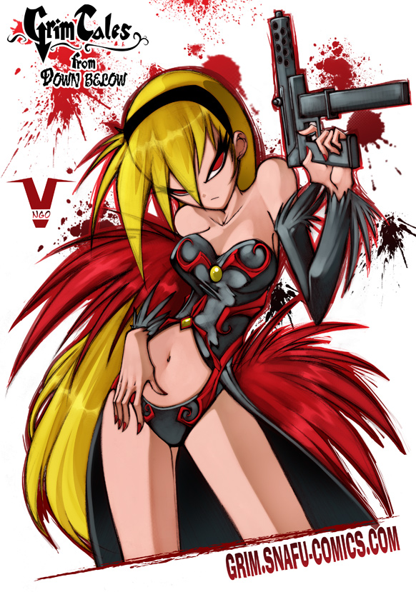 mandy (the grim adventures of billy & mandy and 1 more) drawn by bleedman