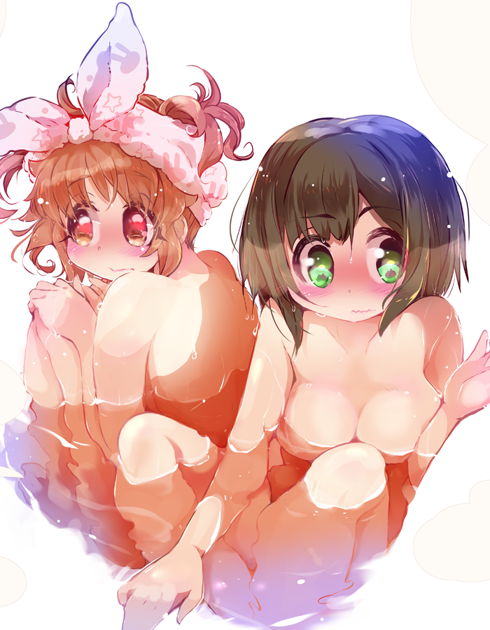 maekawa miku and abe nana (idolmaster and 1 more) drawn by usoneko
