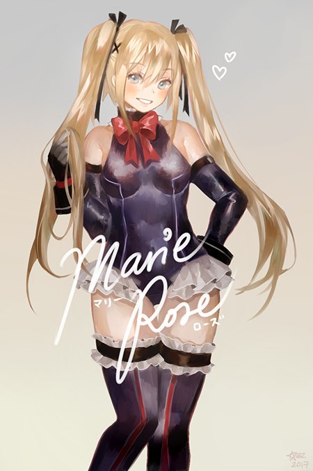 marie rose (dead or alive and 1 more) drawn by aubz