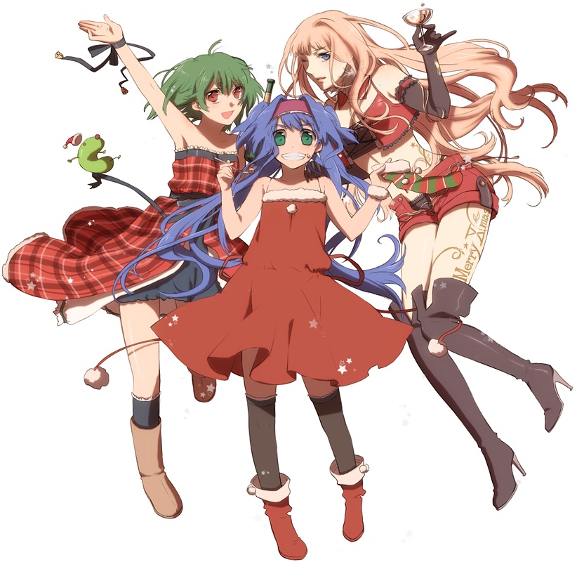 sheryl nome, ranka lee, and klan klein (macross and 1 more) drawn by murakami_yuichi