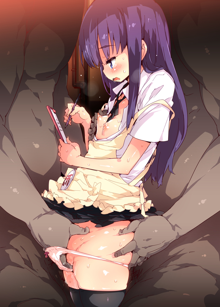 yamada aoi (working!!) drawn by petenshi_(dr._vermilion)
