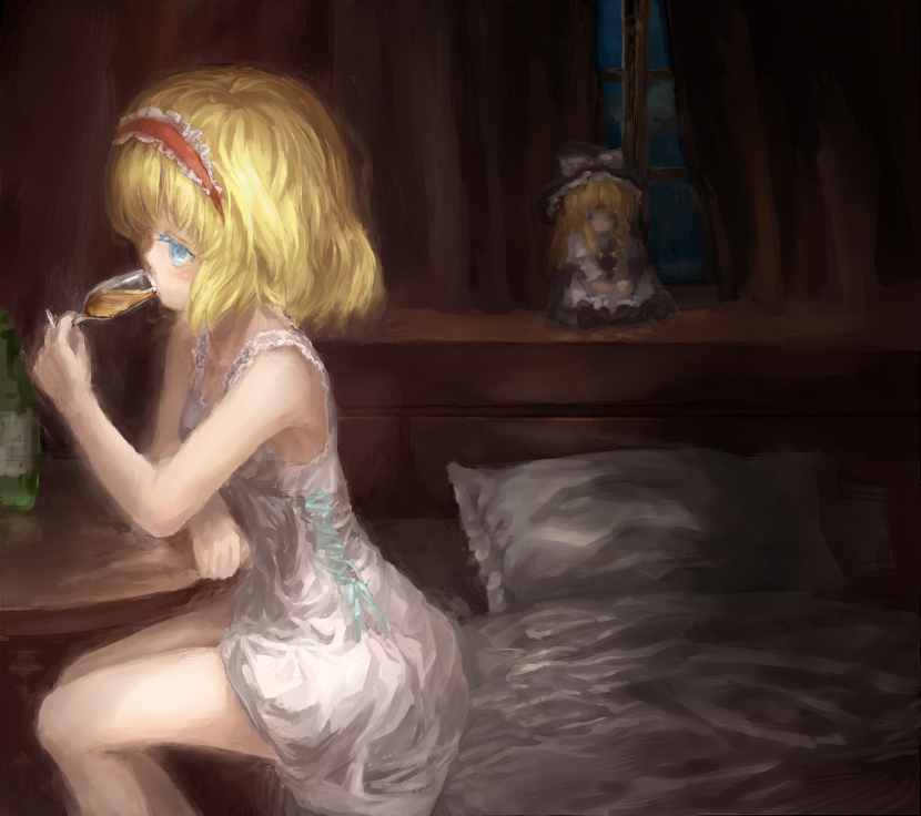 kirisame marisa and alice margatroid (touhou) drawn by madaragi