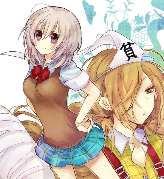 momiji and sakura ichiko (binbougami ga!) drawn by aki_(prdx85)